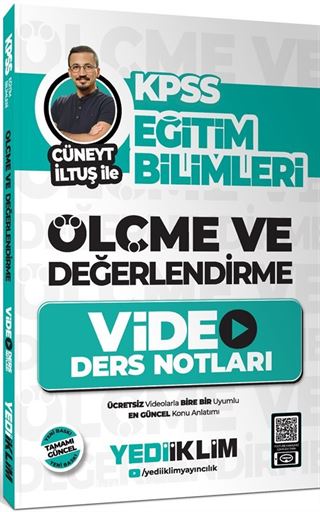 KPSS Eğitim Bilimleri Ölçme ve Değerlendirme Cüneyt İltuş İle Video Ders Notları