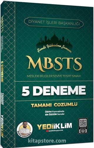 2025 MBSTS Mesleki Bilgiler Seviye Tespit Sınavı Tamamı Çözümlü 5 Deneme