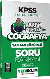 2025 KPSS Genel Kültür Coğrafya Hakan Bileyen İle Tamamı Çözümlü Soru Bankası