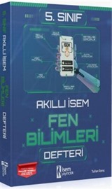 5. Sınıf Akıllı İsem Fen Bilimleri Defteri