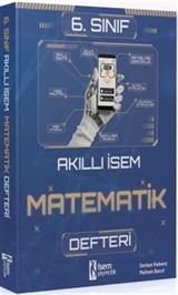 6. Sınıf Akıllı İsem Matematik Defteri