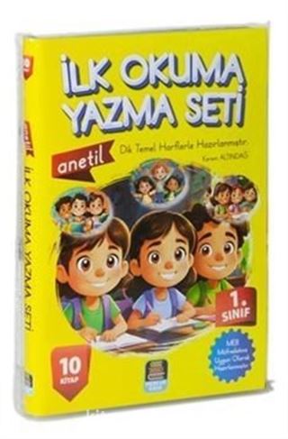 1. Sınıf Anetil İlk Okuma Yazma Seti (10 Kitap)