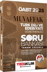 2025 ÖABT Muvaffak Türk Dili Ve Edebiyatı Öğretmenliği Tamamı Çözümlü Soru Bankası