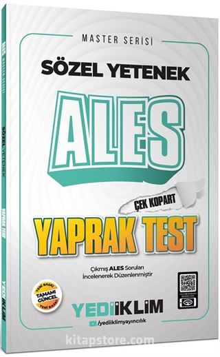 ALES Sözel Yetenek Çek Kopart Yaprak Test