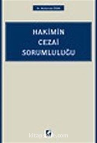 Hakimin Cezai Sorumluluğu