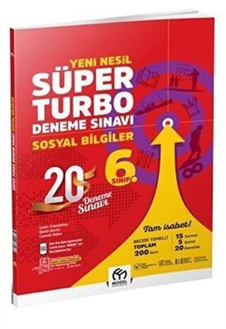 6. Sınıf Sosyal Bilgiler Yeni Nesil Süper Turbo Deneme Sınavı