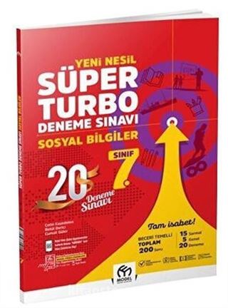 7. Sınıf Sosyal Bilgiler Yeni Nesil Süper Turbo Deneme Sınavı