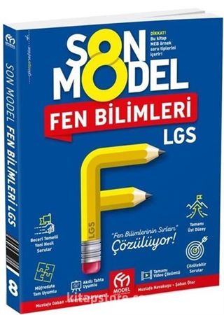 8. Sınıf Son Model Fen Bilimleri Soru Bankası