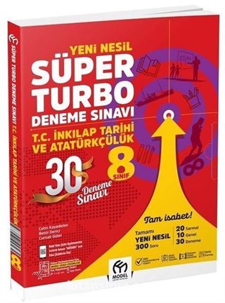 8. Sınıf T.C. İnkılap Tarihi ve Atatürkçülük Yeni Nesil Süper Turbo Deneme Sınavı