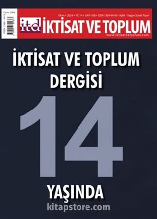 İktisat ve Toplum Dergisi 168. Sayı