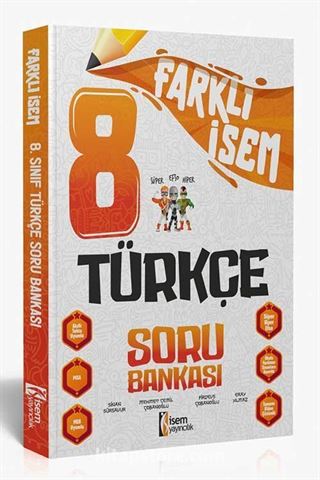 8. Sınıf Farklı İsem Türkçe Soru Bankası