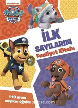 Paw Patrol İlk Sayılarım Faaliyet Kitabı