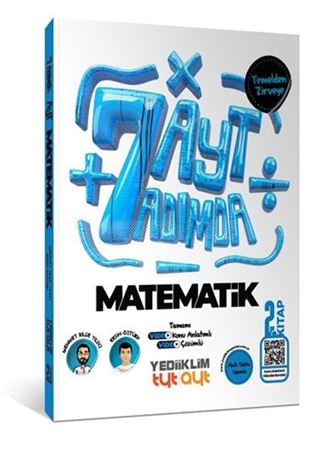 AYT Yedi Adımda Temelden Zirveye Matematik Tamamı Video Konu Anlatımlı ve Tamamı Video Çözümlü Soru Bankası 2. Kitap