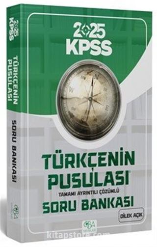 2025 KPSS Türkçenin Pusulası Soru Bankası Çözümlü