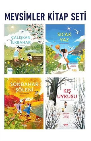 Çocuklar için Mevsimler Kitap Seti (4 Kitap)