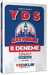 YDS İngilizce Extreme Tamamı Çözümlü 8 Deneme Sınavı