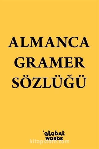 Almanca Gramer Sözlüğü