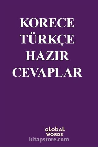 Korece-Türkçe Hazır Cevaplar