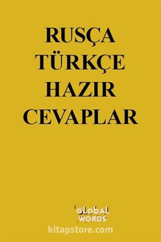 Rusça-Türkçe Hazır Cevaplar