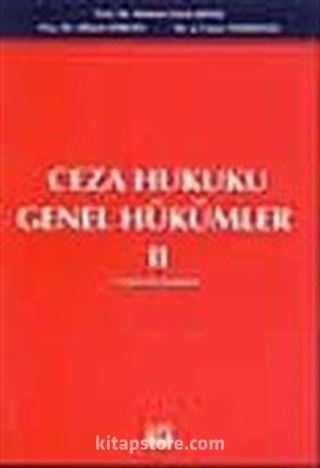 Ceza Hukuku Genel Hükümler II (2002)