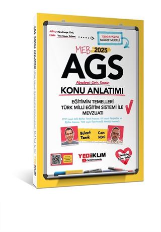 2025 MEB AGS Eğitimin Temelleri - Türk Milli Eğitimi Sistemi ile Mevzuatı Konu Anlatımı