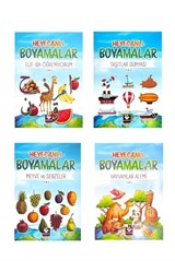 Heyecanlı Boyamalar Seti (4 Kitap)