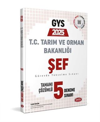 Tarım ve Orman Bakanlığı Şef GYS Tamamı Çözümlü 5 Deneme Sınavı