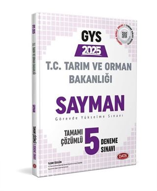 Tarım ve Orman Bakanlığı Sayman GYS Tamamı Çözümlü 5 Deneme Sınavı