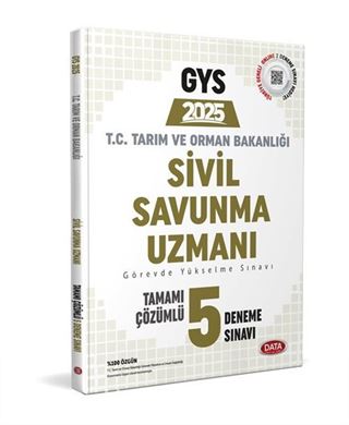 Tarım ve Orman Bakanlığı Sivil Savunma GYS Tamamı Çözümlü 5 Deneme Sınavı