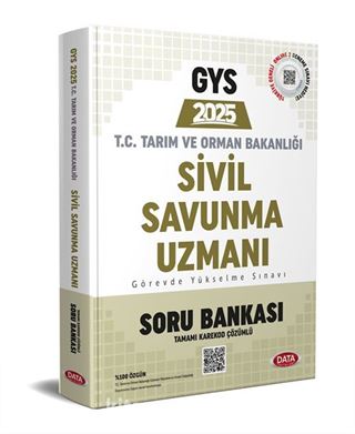 Tarım ve Orman Bakanlığı Sivil Savunma Uzmanı GYS Soru Bankası - Karekod Çözümlü