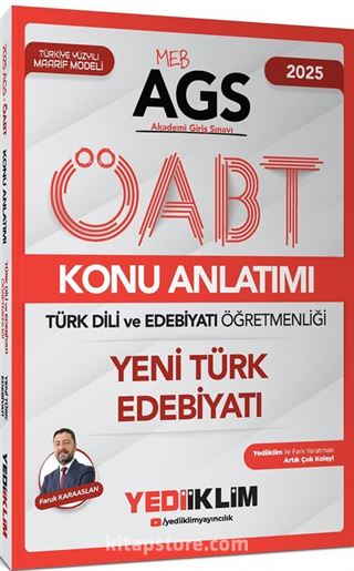 2025 MEB AGS ÖABT Türk Dili ve Edebiyatı Öğretmenliği Yeni Türk Edebiyatı Konu Anlatımı