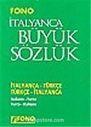 İtalyanca Büyük Sözlük (Ciltli) İtalyanca-Türkçe/Türkçe-İtalyanca