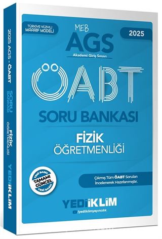 2025 MEB AGS ÖABT Fizik Öğretmenliği Soru Bankası