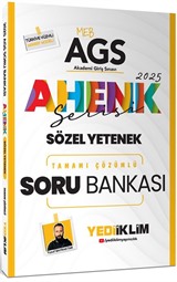 2025 MEB AGS Ahenk Serisi Sözel Yetenek Tamamı Çözümlü Soru Bankası