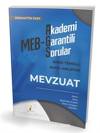 MEB AGS Mevzuat Soru Temelli Konu Anlatımı