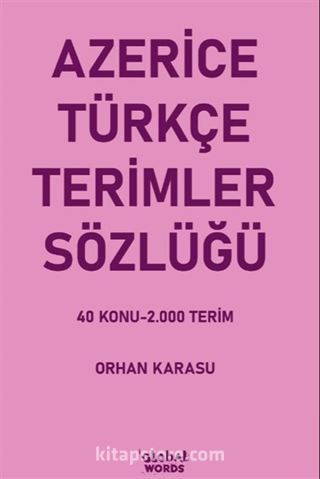 Azerice-Türkçe Terimler Sözlüğü