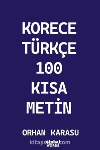 Korece-Türkçe 100 Kısa Metin