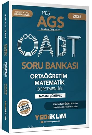 2025 MEB AGS ÖABT Ortaöğretim Matematik Öğretmenliği Tamamı Çözümlü Soru Bankası