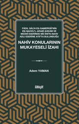 Nahiv Konularının Mukayeseli İzahı