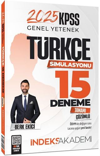 2025 KPSS Türkçe Simülasyonu 15 Deneme Çözümlü