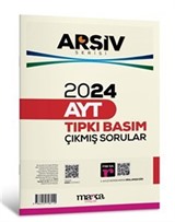 2024 AYT ARŞİV SERİSİ Tıpkı Basım Çıkmış Sorular Tamamı Video Çözümlü