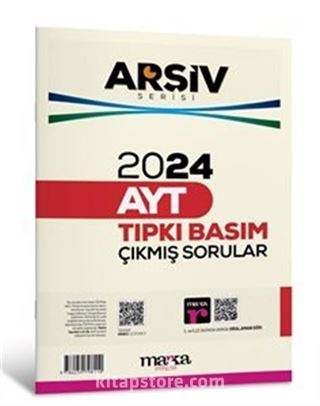 2024 AYT ARŞİV SERİSİ Tıpkı Basım Çıkmış Sorular Tamamı Video Çözümlü