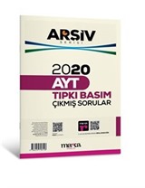 2020 AYT ARŞİV SERİSİ Tıpkı Basım Çıkmış Sorular Tamamı Video Çözümlü