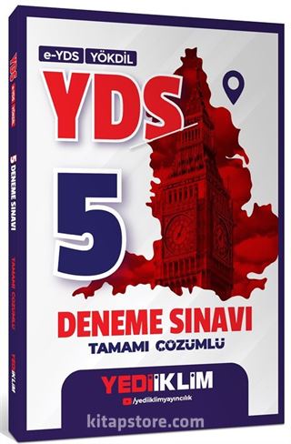 2025 E-YDS YÖKDİL YDS Tamamı Çözümlü 5 Deneme Sınavı