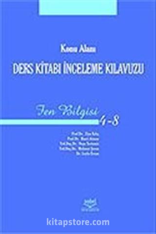 Konu Alanı Ders Kitabı İnceleme Kılavuzu-Fen Bilgisi 4-8