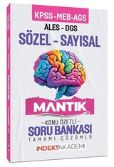 2025 KPSS MEB-AGS ALES DGS Sözel-Sayısal Mantık Konu Özetli Soru Bankası Çözümlü