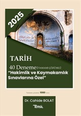 2025 Tarih 40 Deneme Tamamı Çözümlü 'Hakimlik ve Kaymakamlık Sınavlarına Özel'