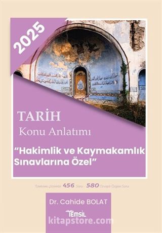 Tarih Konu Anlatımı 'Hakimlik ve Kaymakamlık Sınavlarına Özel'