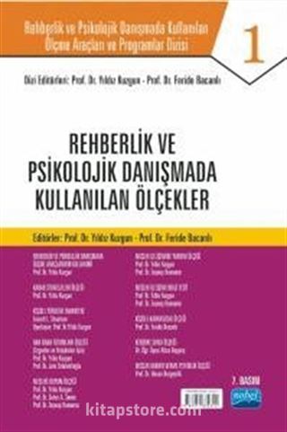 Rehberlik ve Psikolojik Danışmada Kullanılan Ölçme Araçları ve Programlar Dizisi (Takım 5 Kitap)