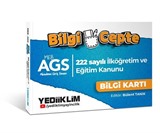 MEB AGS Bilgi Cepte 222 Sayılı İlköğretim ve Eğitim Kanunu Bilgi Kartı (Soru-Cevap)